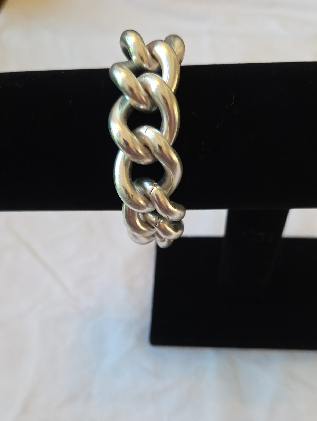 Best Brand Silver Tone Chunky Link Bracelet